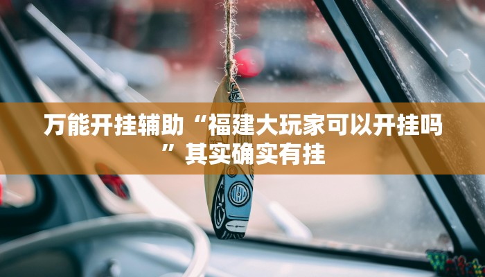 辅助神器“约战麻将有开挂神器吗”其实确实有挂 辅助神器“约战麻将有开挂神器吗”其实确实有挂