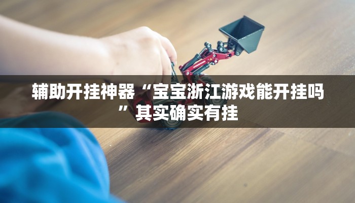 辅助开挂神器“宝宝浙江游戏能开挂吗”其实确实有挂