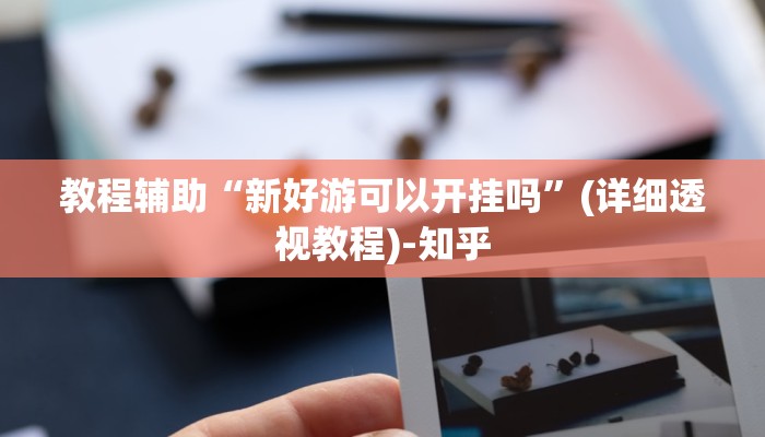 教程辅助“新好游可以开挂吗”(详细透视教程)-知乎