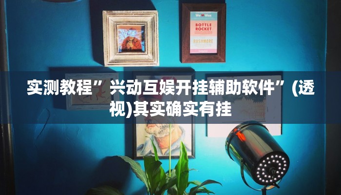 实测教程”兴动互娱开挂辅助软件”(透视)其实确实有挂 实测教程”兴动互娱开挂辅助软件”(透视)其实确实有挂