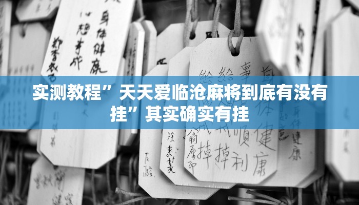 辅助开挂神器“微乐北京麻将开挂神器”其实确实有挂