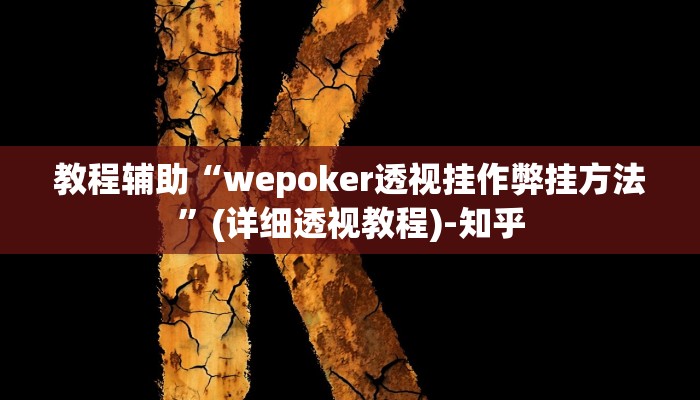辅助神器“吉祥填大坑辅助器”(详细透视教程)-知乎