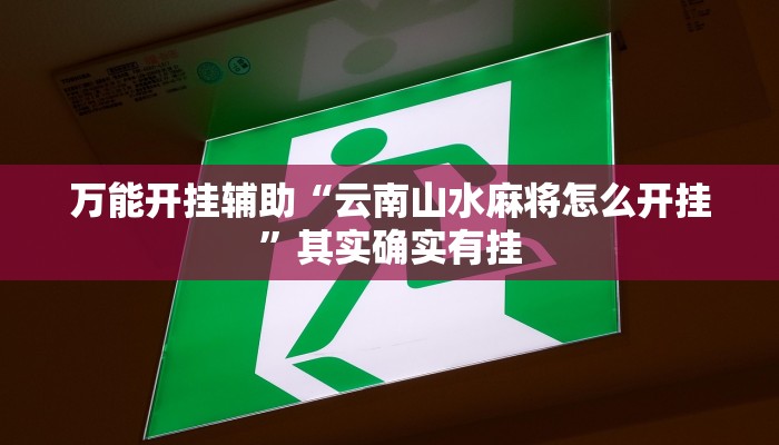 实测教程”八闽十三张透视挂”其实确实有挂 实测教程”八闽十三张透视挂”其实确实有挂