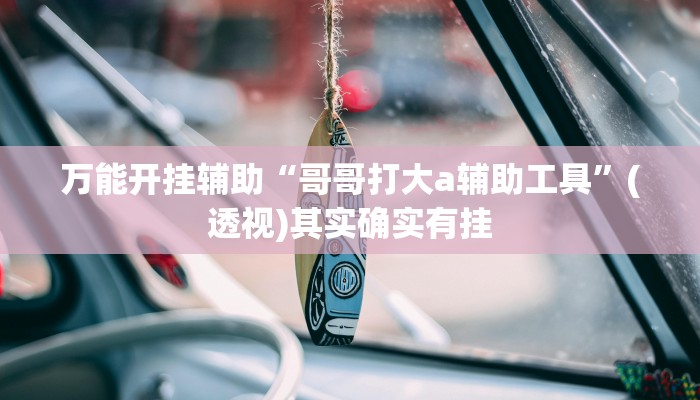 教程辅助“中至九江麻将万能开挂器”(详细透视教程)-知乎