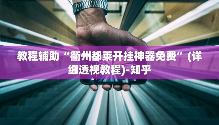 教程辅助“衢州都莱开挂神器免费”(详细透视教程)-知乎