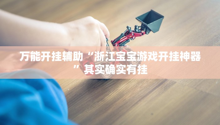 万能开挂辅助“浙江宝宝游戏开挂神器”其实确实有挂