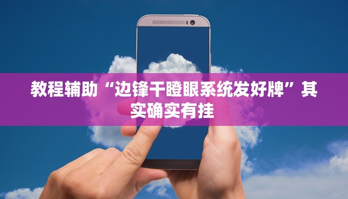 教程辅助“边锋干瞪眼系统发好牌”其实确实有挂 教程辅助“边锋干瞪眼系统发好牌”其实确实有挂