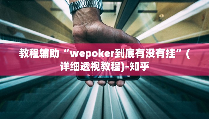 教程辅助“wepoker到底有没有挂”(详细透视教程)-知乎